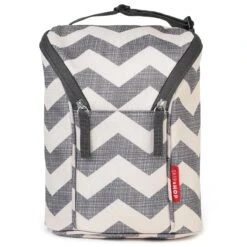 Skip Hop Grab & Go Double Bottle Bag - Chevron