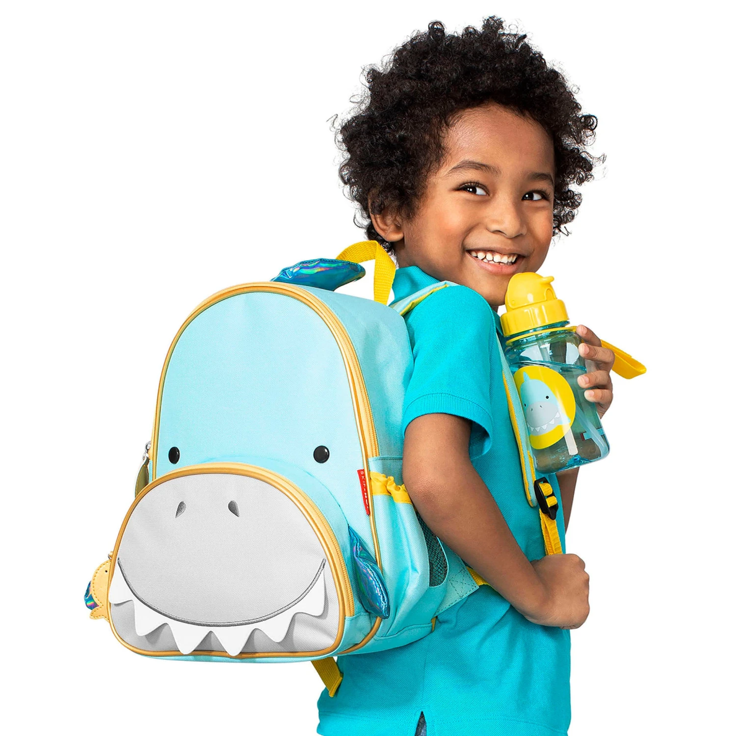 Skip Hop Zoo Little Kid Backpack - Shark 4 Skip Hop Zoo Little Kid Backpack - Shark - Image 4