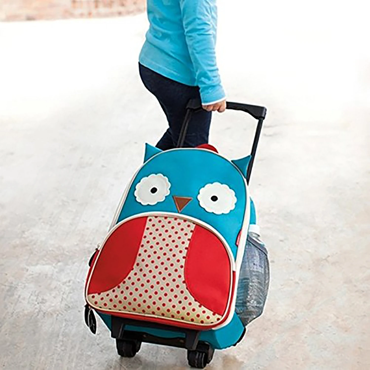 Skip Hop Zoo Rolling Luggage - Owl 3 Skip Hop Zoo Rolling Luggage - Owl - Image 3