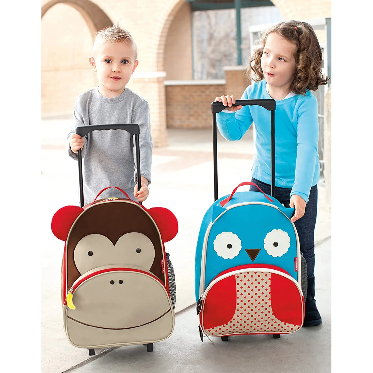 Skip Hop Zoo Rolling Luggage - Owl 2 Skip Hop Zoo Rolling Luggage - Owl - Image 2