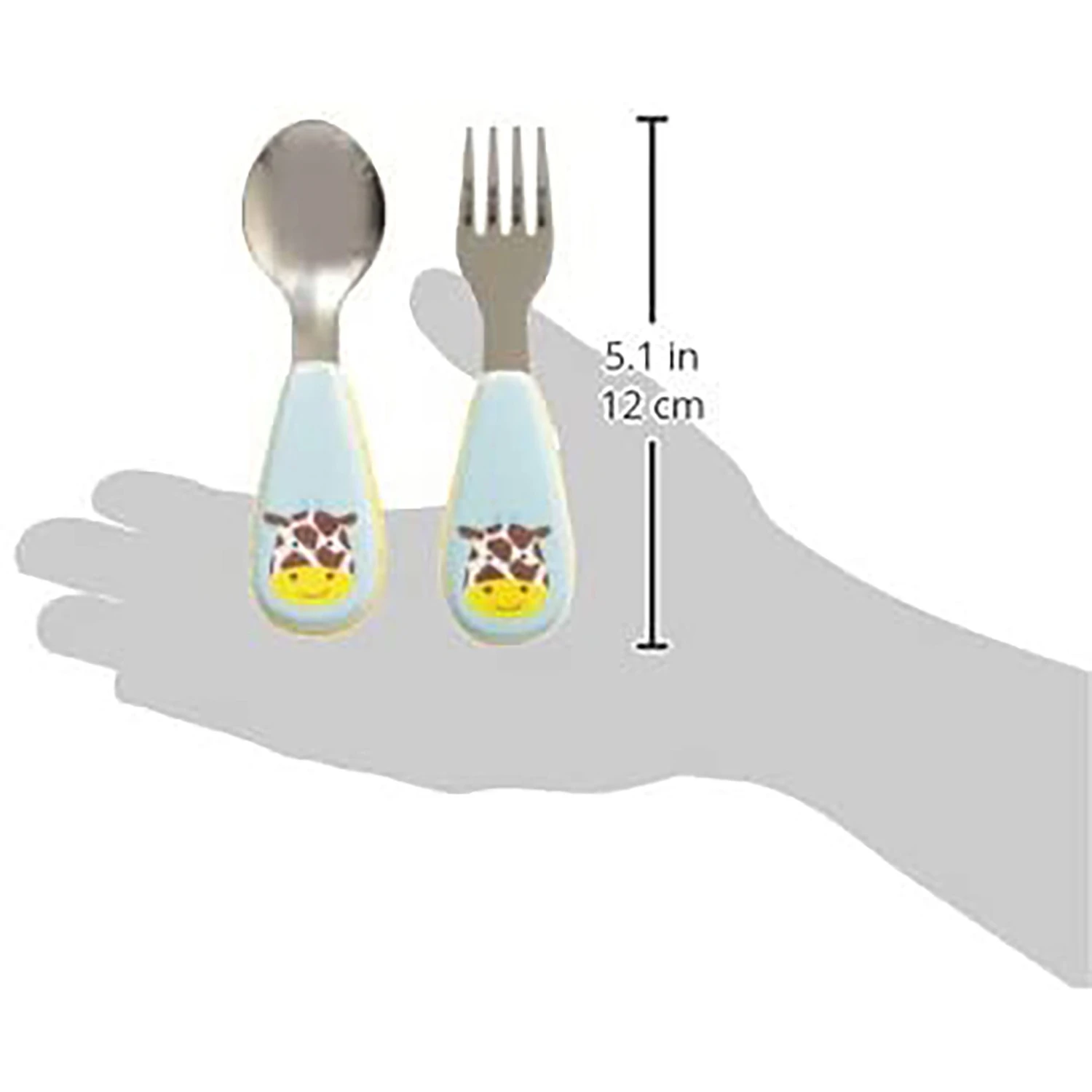 Skip Hop Zoo Utensils - Giraffe 2 Skip Hop Zoo Utensils - Giraffe - Image 2