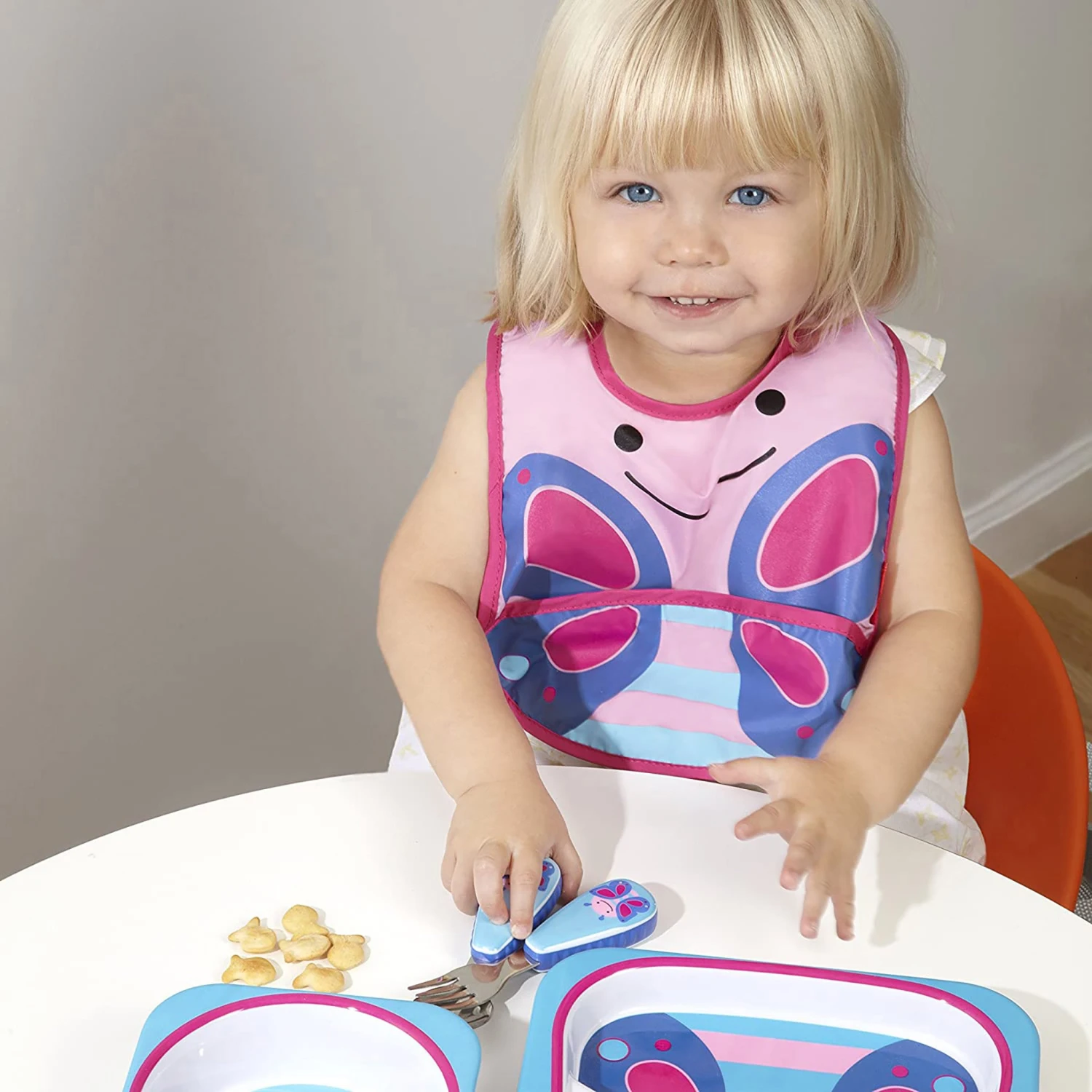 Skip Hop Zoo Utensils - Butterfly 2 Skip Hop Zoo Utensils - Butterfly - Image 2