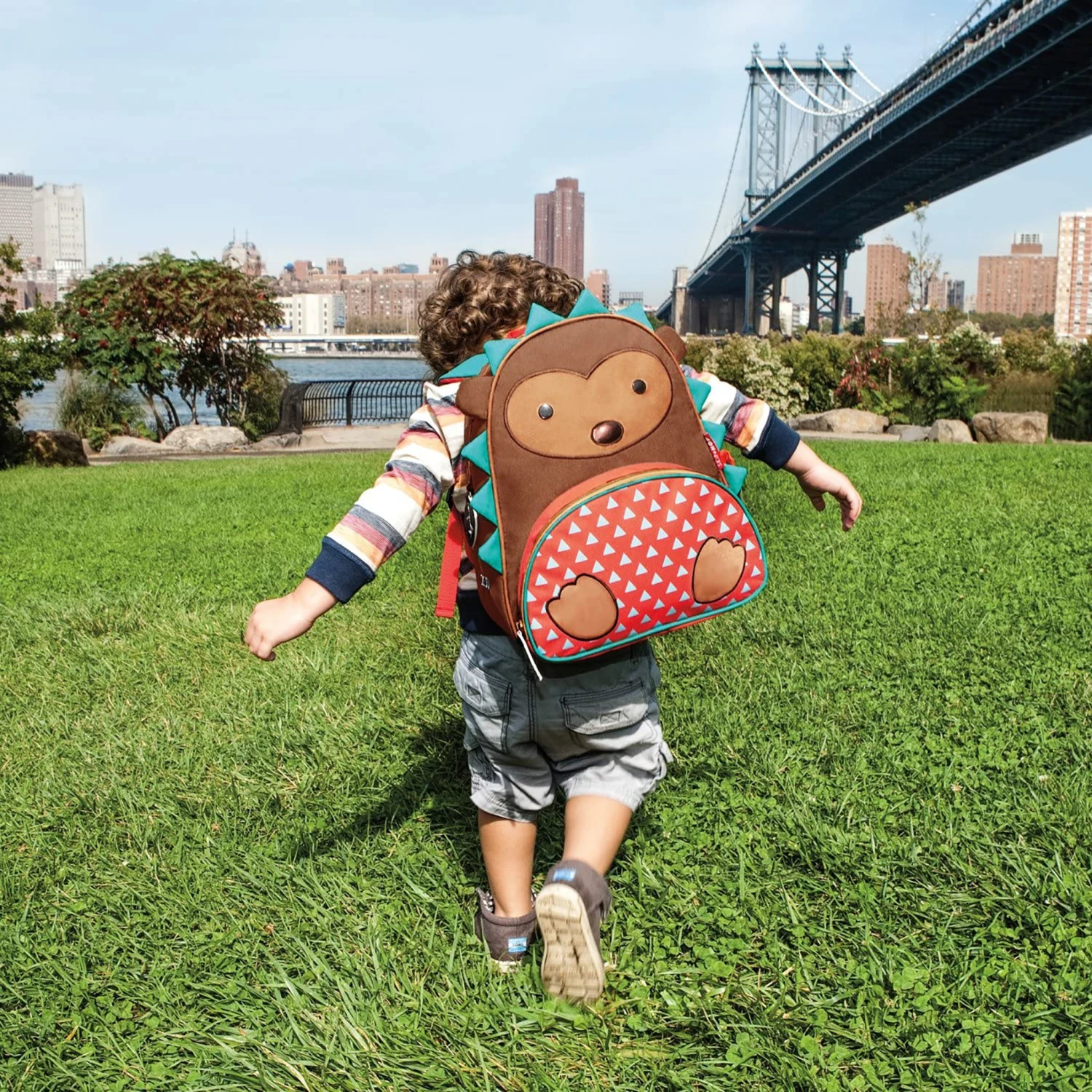 Skip Hop Zoo Little Kid Backpack - Hedgehog 3 Skip Hop Zoo Little Kid Backpack - Hedgehog - Image 3