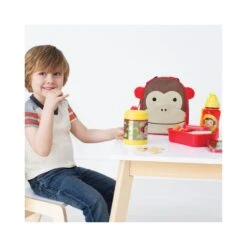 Skip Hop Zoo Insulated Little Kid Food Jar - Monkey 9 Skip Hop Zoo Insulated Little Kid Food Jar - Monkey -Skip Hop Store 0001670 4 1