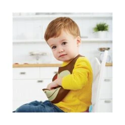 Skip Hop Zoo Fold & Go Silicone Bib - Monkey 7 Skip Hop Zoo Fold & Go Silicone Bib - Monkey -Skip Hop Store 0002013 4