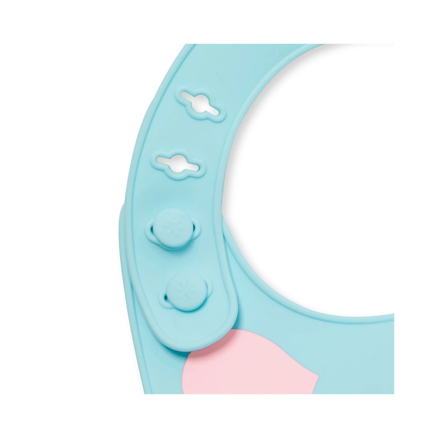 Skip Hop Zoo Fold & Go Silicone Bib - Unicorn 5 Skip Hop Zoo Fold & Go Silicone Bib - Unicorn - Image 5