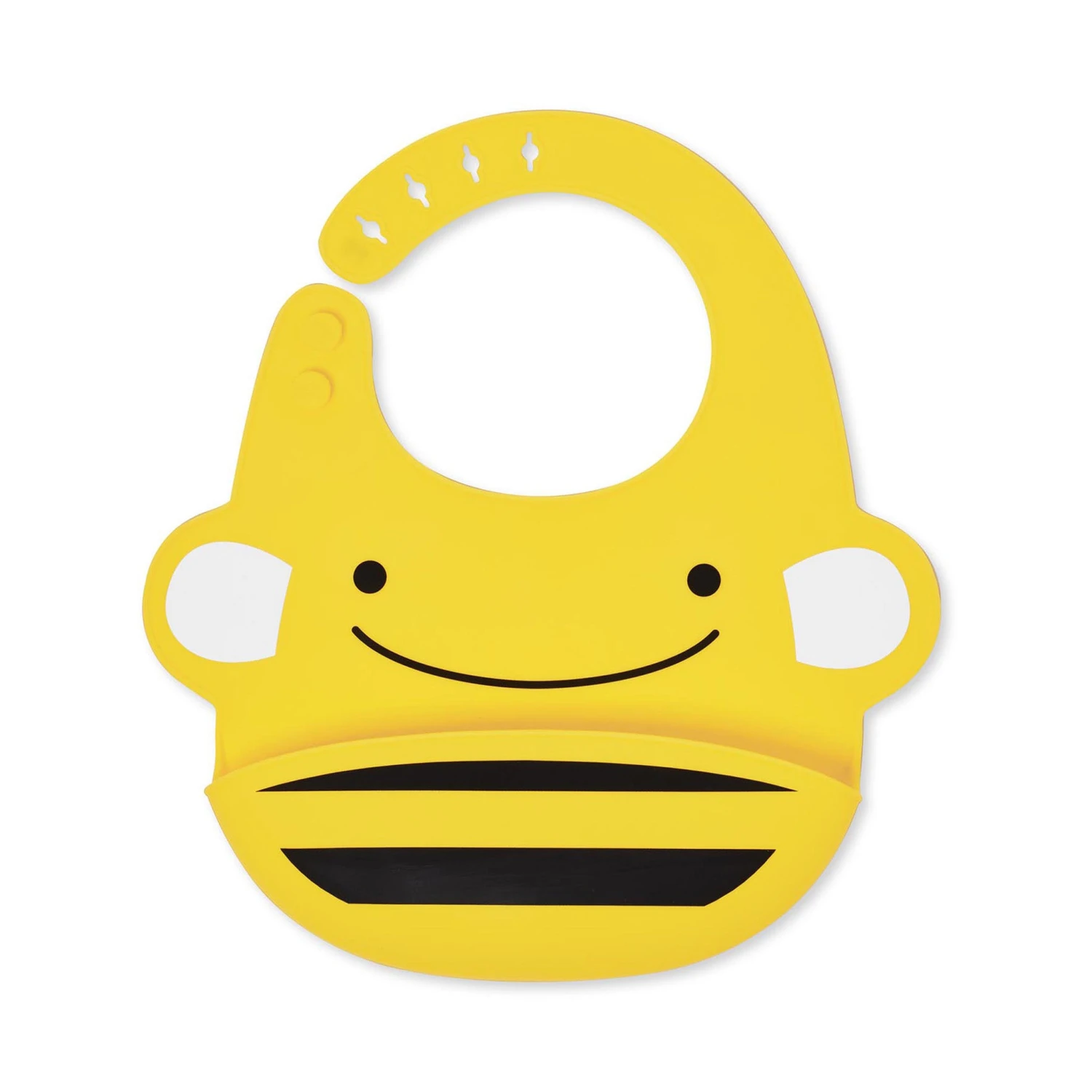 Skip Hop Zoo Fold & Go Silicone Bib - Bee 1 Skip Hop Zoo Fold & Go Silicone Bib - Bee