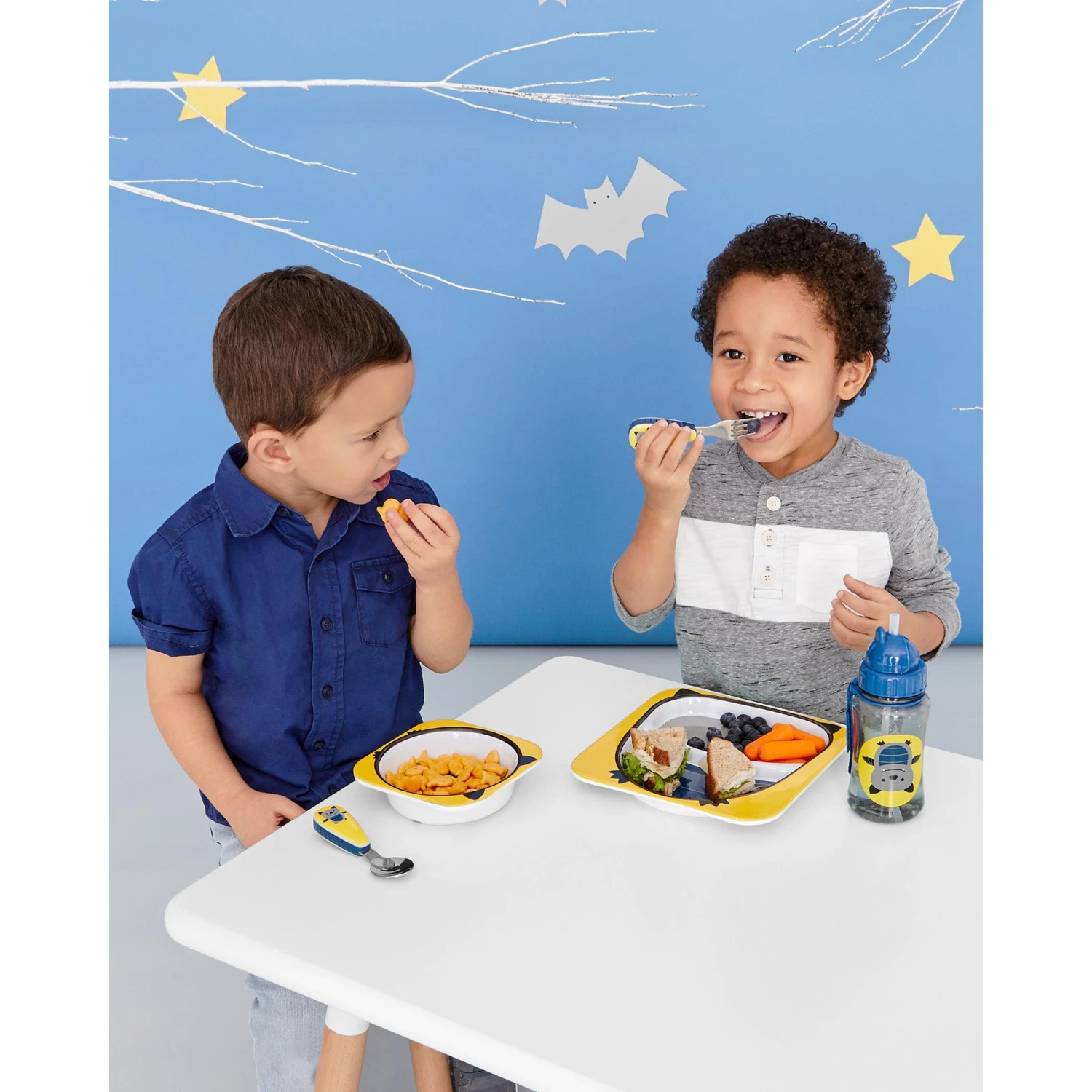 Skip Hop Zoo Plate & Bowl Set - Bat 5 Skip Hop Zoo Plate & Bowl Set - Bat - Image 5