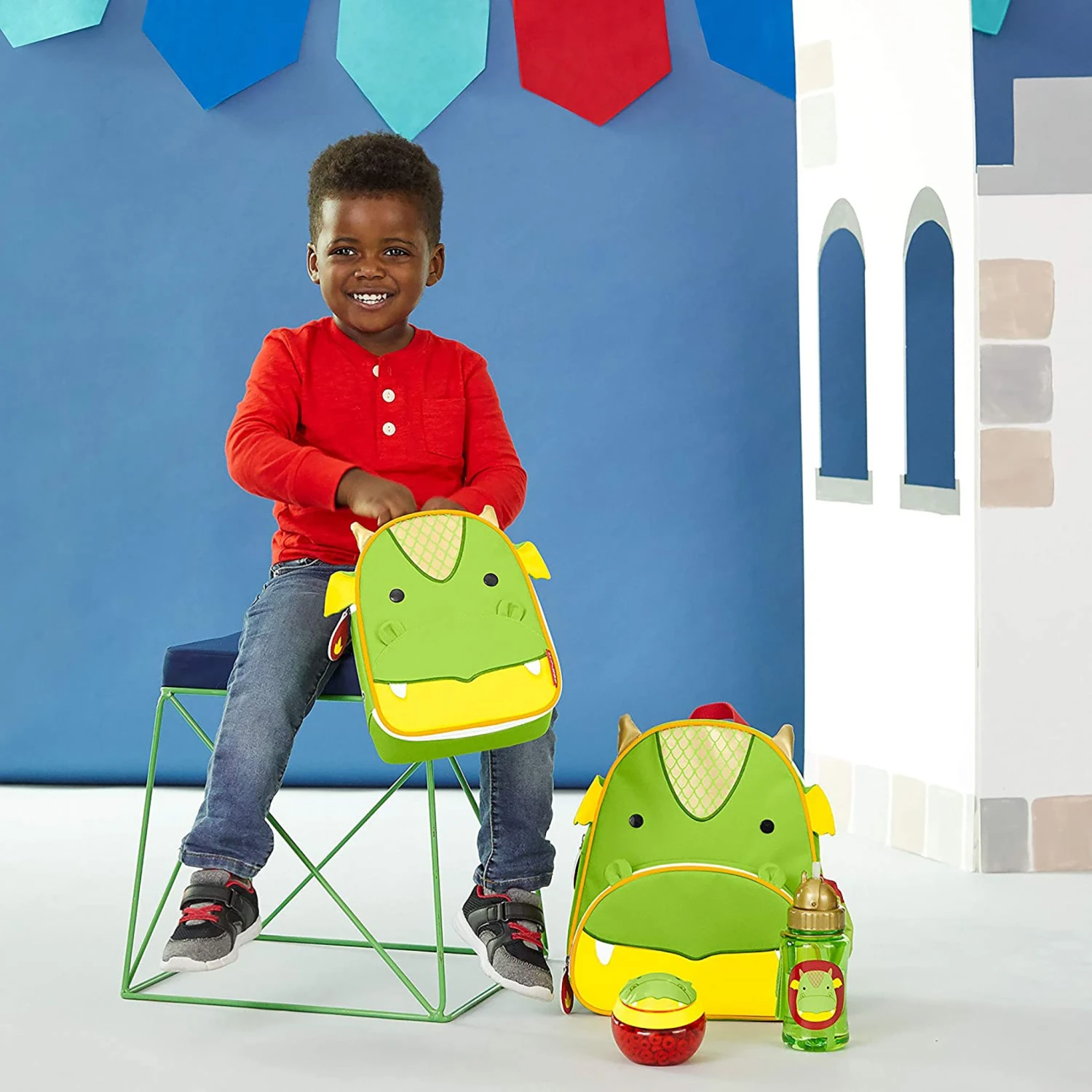 Skip Hop Zoo Snack Cup Dragon 3 Skip Hop Zoo Snack Cup Dragon - Image 3