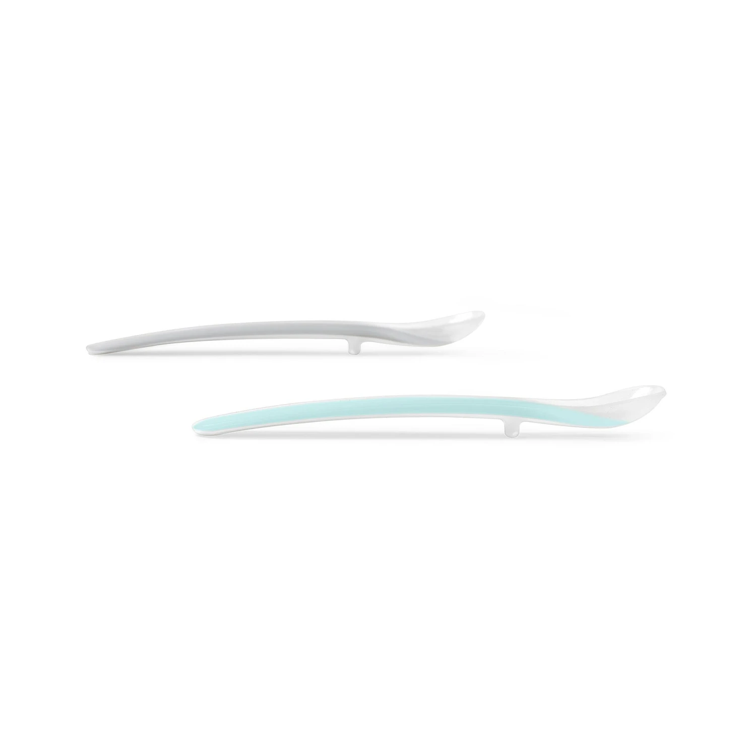 Skip Hop Easy-Feed Spoons-Grey/Soft Teal 2 Skip Hop Easy-Feed Spoons-Grey/Soft Teal - Image 2