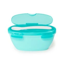 Skip Hop Easy-Serve Travel Bowl & Spoon- Teal 12 Skip Hop Easy-Serve Travel Bowl & Spoon- Teal -Skip Hop Store 0002742 1