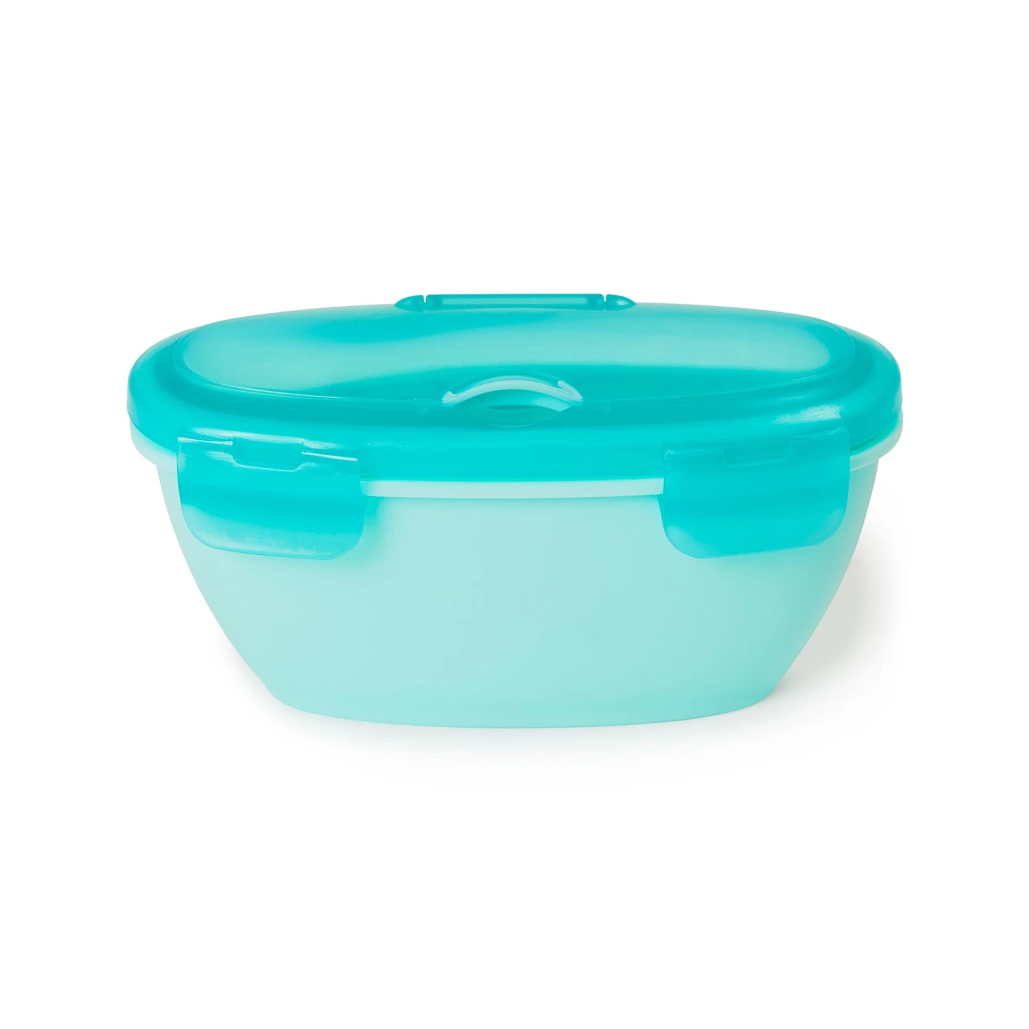 Skip Hop Easy-Serve Travel Bowl & Spoon- Teal 1 Skip Hop Easy-Serve Travel Bowl & Spoon- Teal