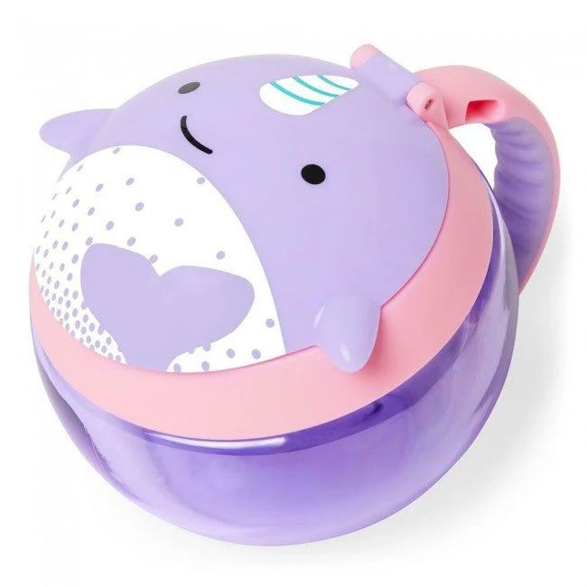 Skip Hop Zoo Snack Cup Narwhal 1 Skip Hop Zoo Snack Cup Narwhal