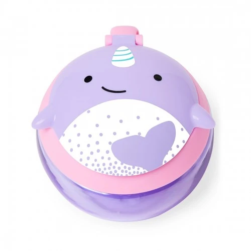Skip Hop Zoo Snack Cup Narwhal 2 Skip Hop Zoo Snack Cup Narwhal - Image 2