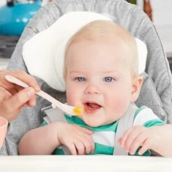 Skip Hop Easy-Feed Spoons-Grey/Soft Coral 8 Skip Hop Easy-Feed Spoons-Grey/Soft Coral -Skip Hop Store 0002750 5