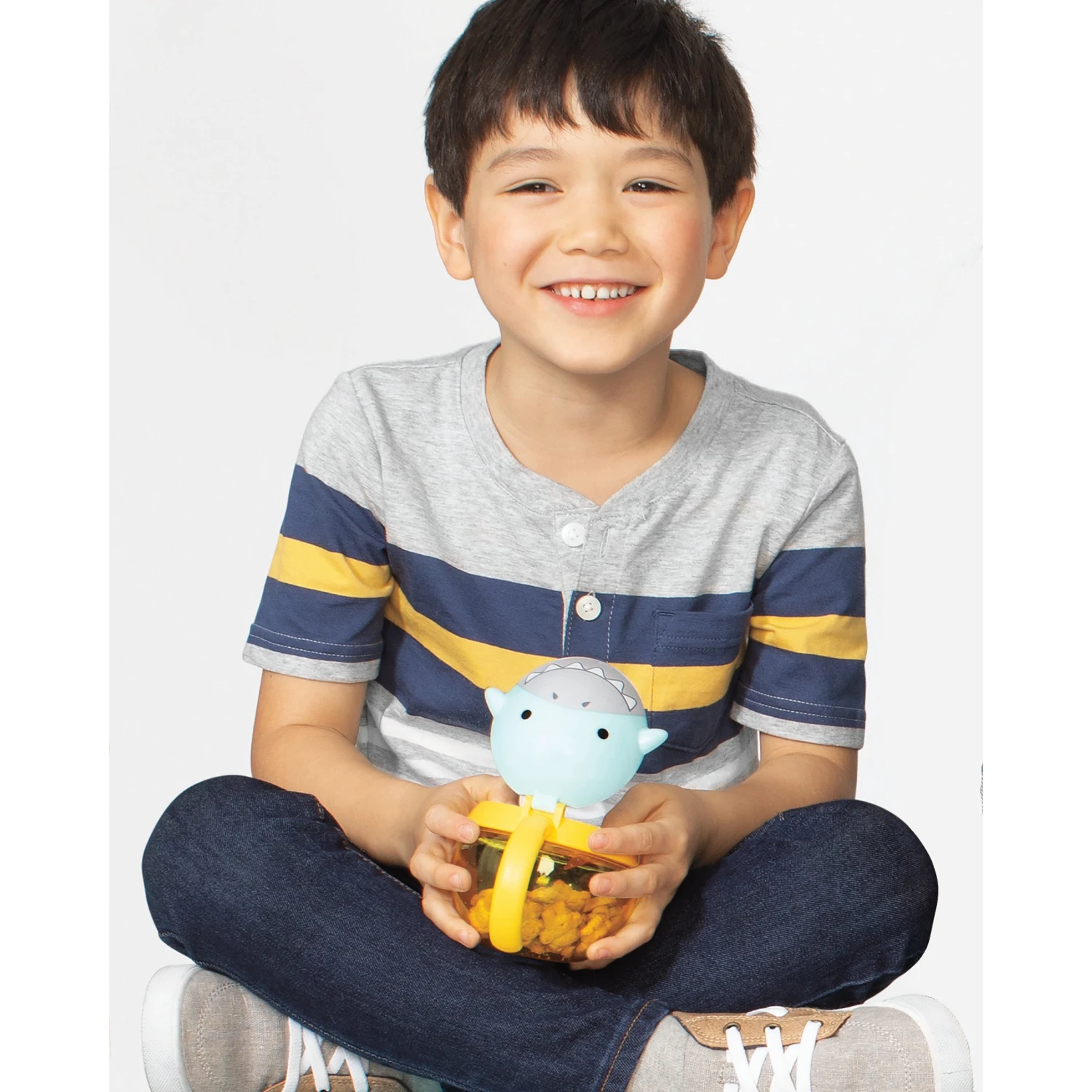 Skip Hop Zoo Snack Cup Shark 6 Skip Hop Zoo Snack Cup Shark - Image 6