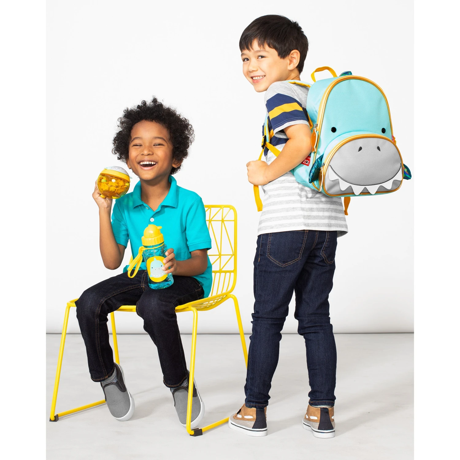 Skip Hop Zoo Snack Cup Shark 4 Skip Hop Zoo Snack Cup Shark - Image 4