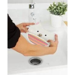 Skip Hop Zoo Fold & Go Silicone Bib - Llama -Skip Hop Store 0002962 4