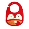Skip Hop Zoo Fold & Go Silicone Bib - Fox