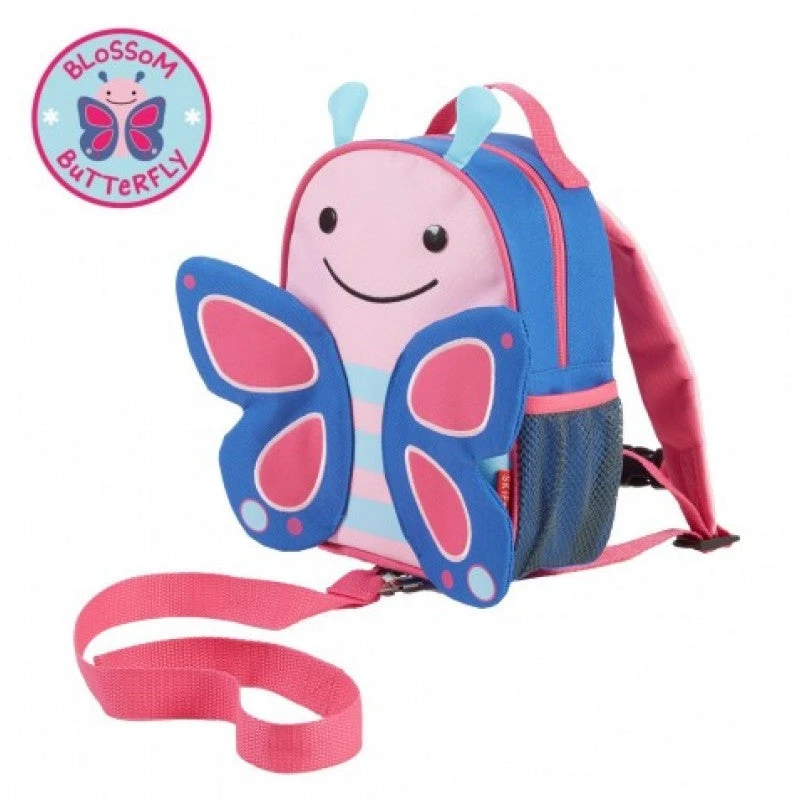 Skip Hop Mini Backpack With Safety Harness - Butterfly 1 Skip Hop Mini Backpack With Safety Harness - Butterfly