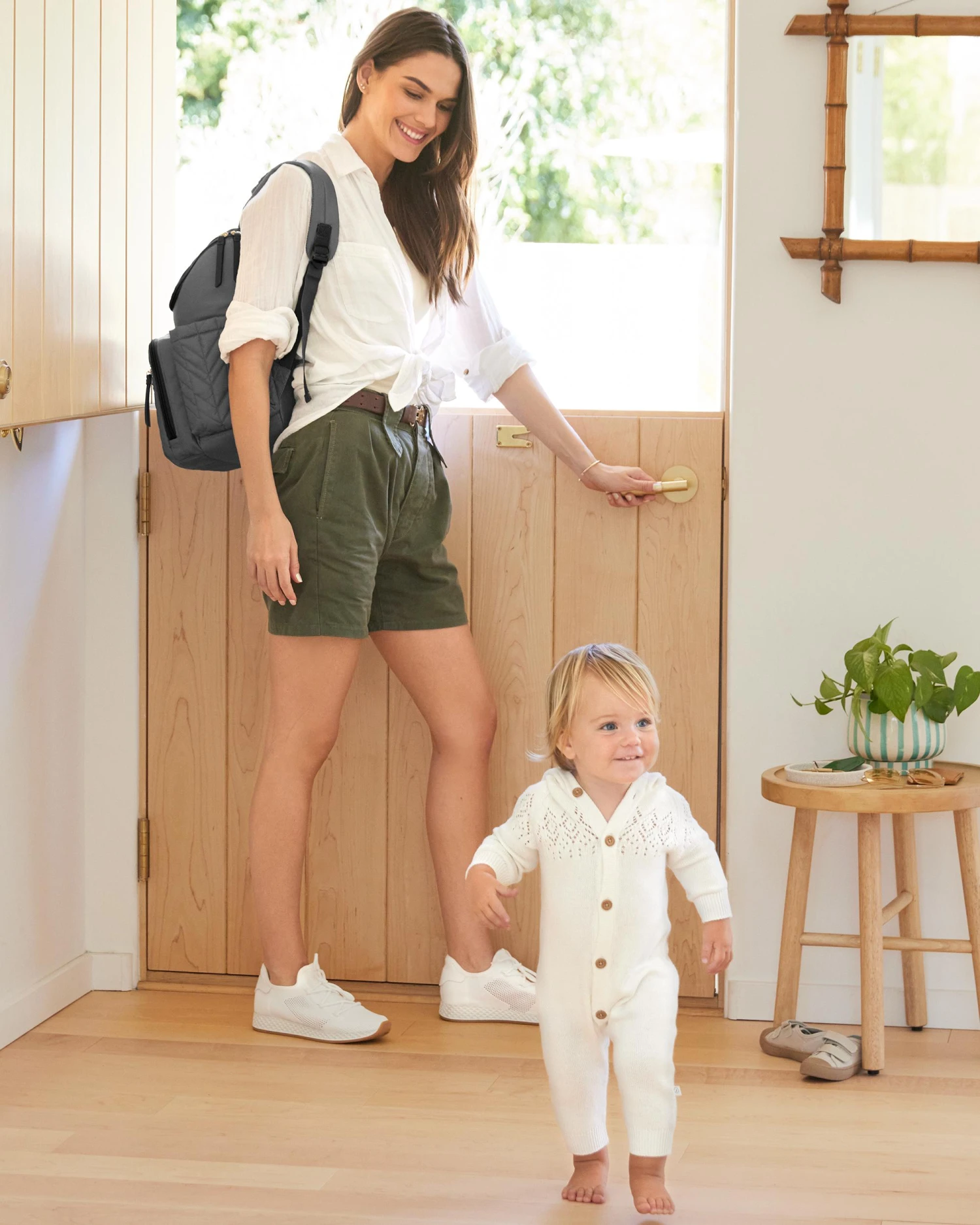 Skip Hop Forma Pack & Go Diaper Backpack - Grey 2 Skip Hop Forma Pack & Go Diaper Backpack - Grey - Image 2