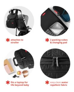 Skip Hop Forma Pack & Go Diaper Backpack - Grey 17 Skip Hop Forma Pack & Go Diaper Backpack - Grey -Skip Hop Store 203107 2