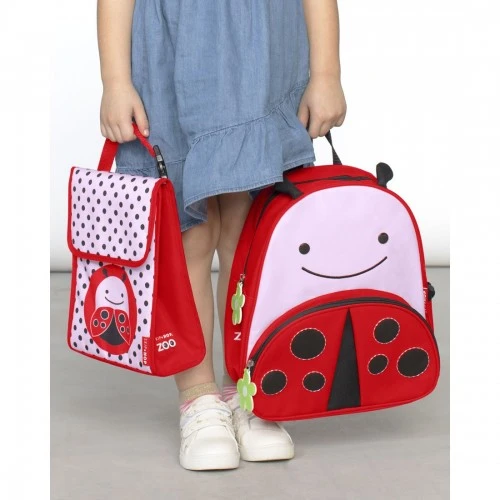 Skip Hop Zoo Insulated Kids Lunch Bag - Ladybug 2 Skip Hop Zoo Insulated Kids Lunch Bag - Ladybug - Image 2