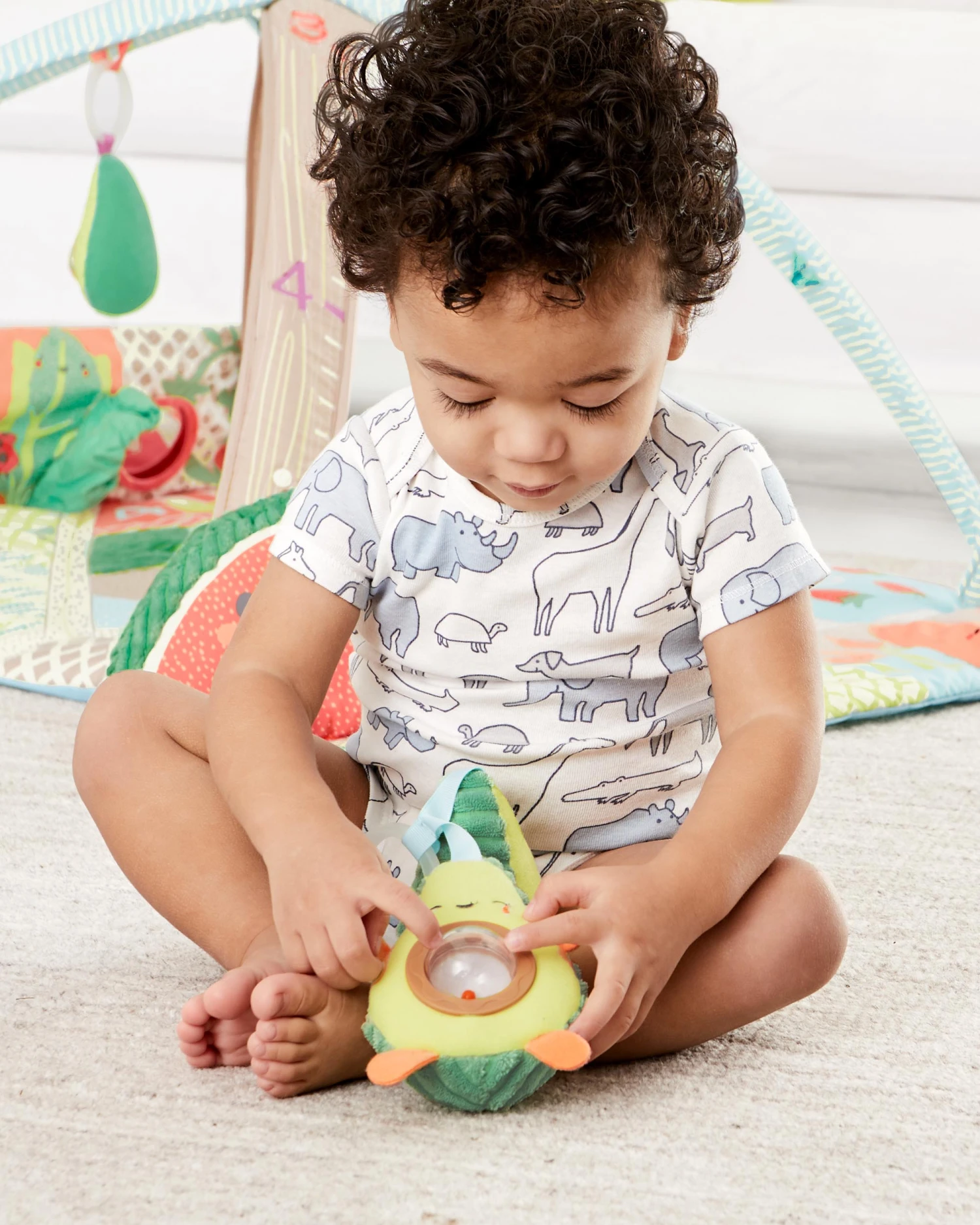 Skip Hop Farmstand Avocado Stroller Toy 3 Skip Hop Farmstand Avocado Stroller Toy - Image 3