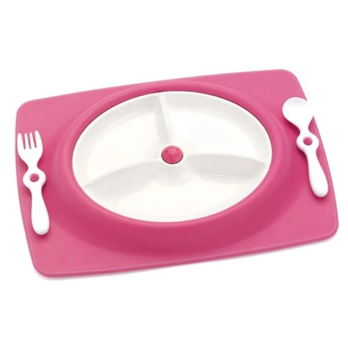 Skip Hop Mate Feeding Plate And Utensils 2 Skip Hop Mate Feeding Plate And Utensils - Image 2