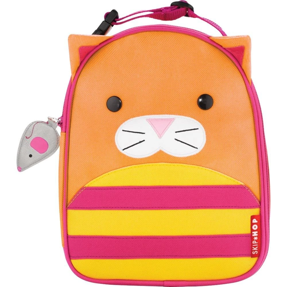 Skip Hop Zoo Lunchies Insulated Lunch Bags, Cat 2 Skip Hop Zoo Lunchies Insulated Lunch Bags, Cat - Image 2
