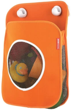 Skip Hop Tubby Bath Toy Organizer, Orange