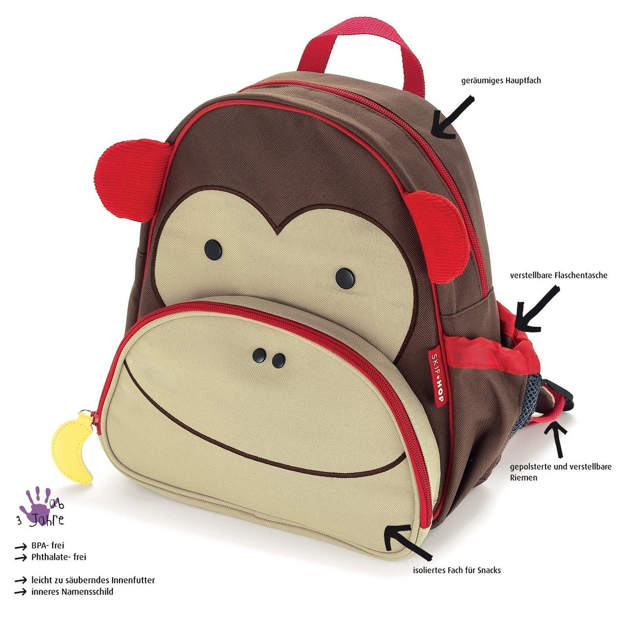 Skip Hop Zoo Packs Little Kid Backpacks, Penguin 3 Skip Hop Zoo Packs Little Kid Backpacks, Penguin - Image 3