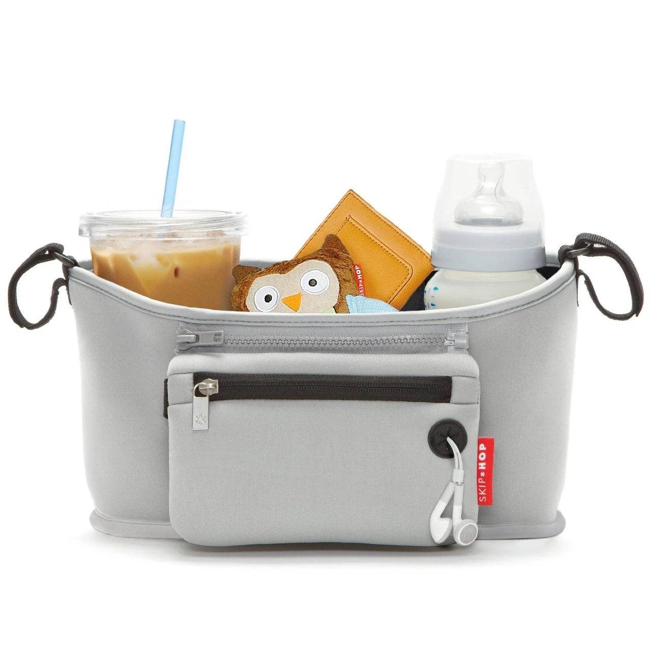 Skip Hop Grab & Go Stroller Organizer, Platinum 2 Skip Hop Grab & Go Stroller Organizer, Platinum - Image 2