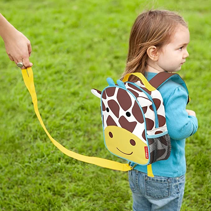 Skip Hop Mini Backpack With Safety Harness - Giraffe 3 Skip Hop Mini Backpack With Safety Harness - Giraffe - Image 3