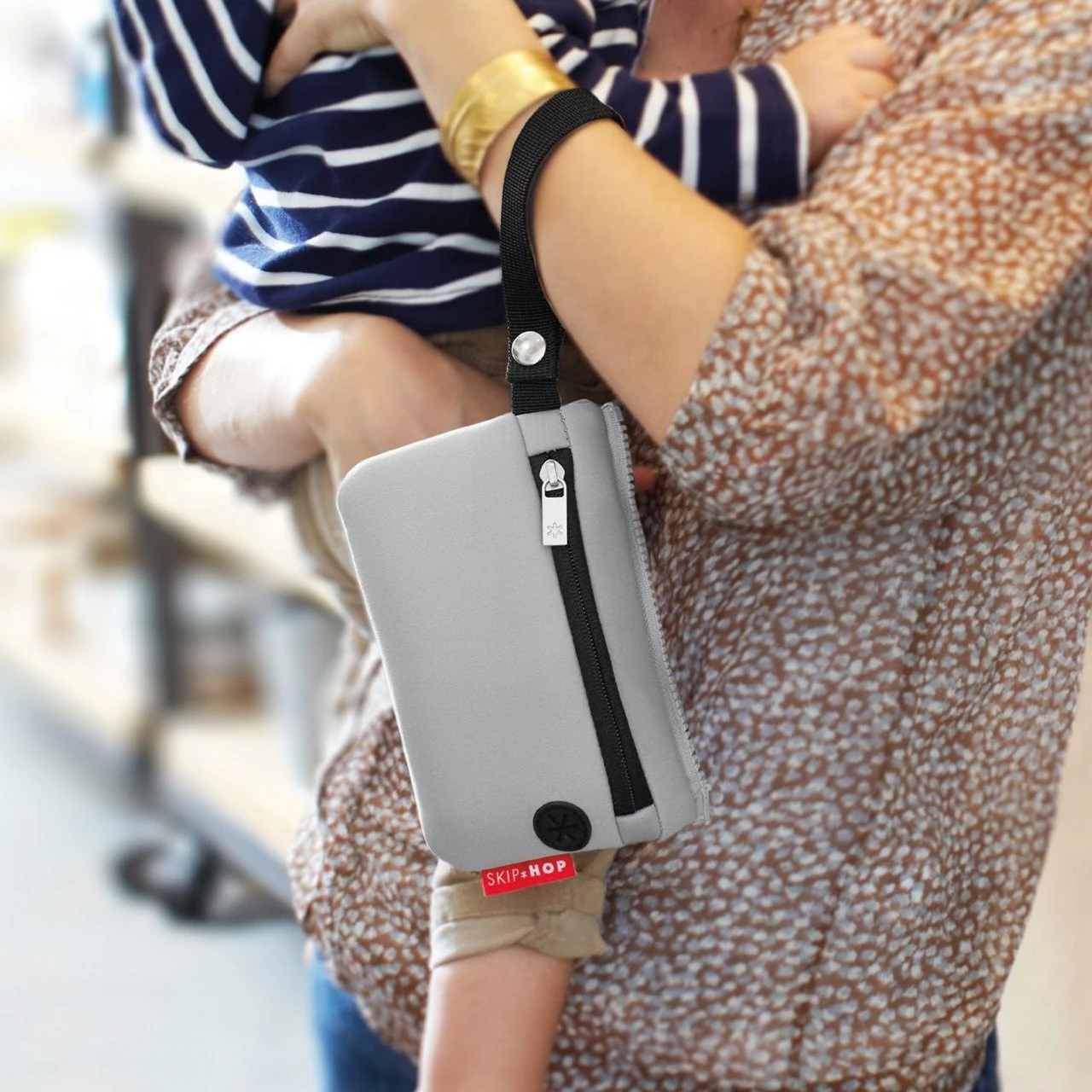 Skip Hop Grab & Go Stroller Organizer, Platinum 5 Skip Hop Grab & Go Stroller Organizer, Platinum - Image 5