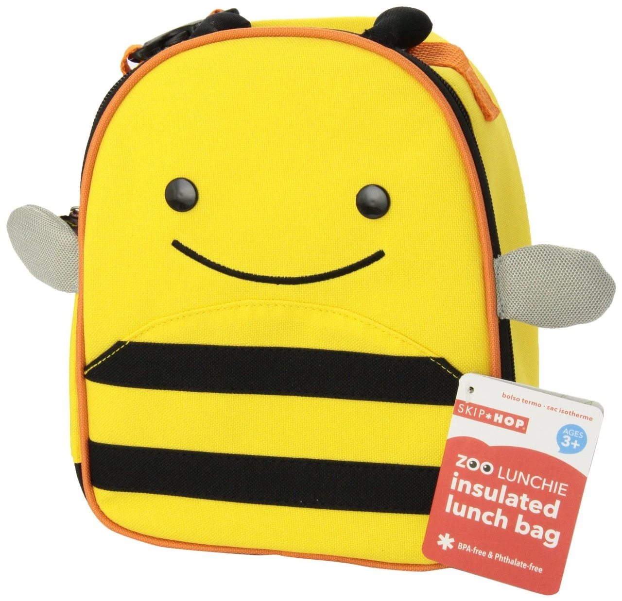 Skip Hop Zoo Lunchie Insulated Lunch Bag, Bee 3 Skip Hop Zoo Lunchie Insulated Lunch Bag, Bee - Image 3