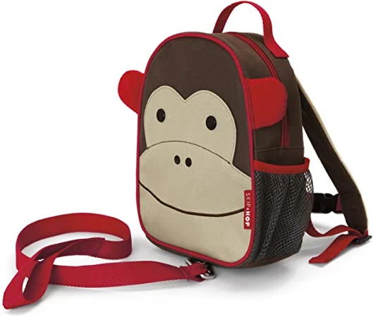 Skip Hop Mini Backpack With Safety Harness - Monkey 1 Skip Hop Mini Backpack With Safety Harness - Monkey