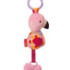 Skip Hop Bandana Buddies Chime & Teethe Toy - Flamingo