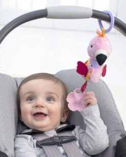 Skip Hop Bandana Buddies Chime & Teethe Toy - Flamingo 6 Skip Hop Bandana Buddies Chime & Teethe Toy - Flamingo -Skip Hop Store 9H836410 2