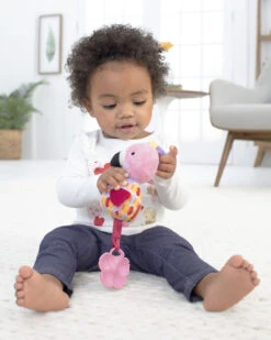 Skip Hop Bandana Buddies Chime & Teethe Toy - Flamingo 7 Skip Hop Bandana Buddies Chime & Teethe Toy - Flamingo -Skip Hop Store 9H836410 3