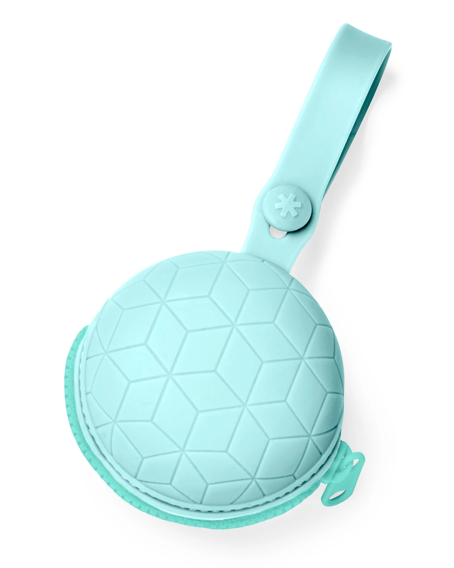 Skip Hop Grab & Go Silicone Pacifier Holder - Teal 5 Skip Hop Grab & Go Silicone Pacifier Holder - Teal - Image 5