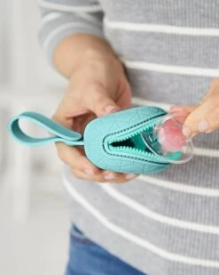Skip Hop Grab & Go Silicone Pacifier Holder - Teal 17 Skip Hop Grab & Go Silicone Pacifier Holder - Teal -Skip Hop Store 9J600410 9