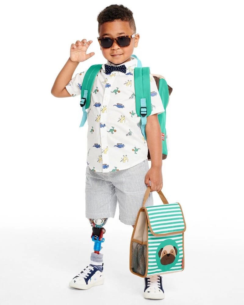 Skip Hop Zoo Insulated Kids Lunch Bag - Pug 2 Skip Hop Zoo Insulated Kids Lunch Bag - Pug - Image 2