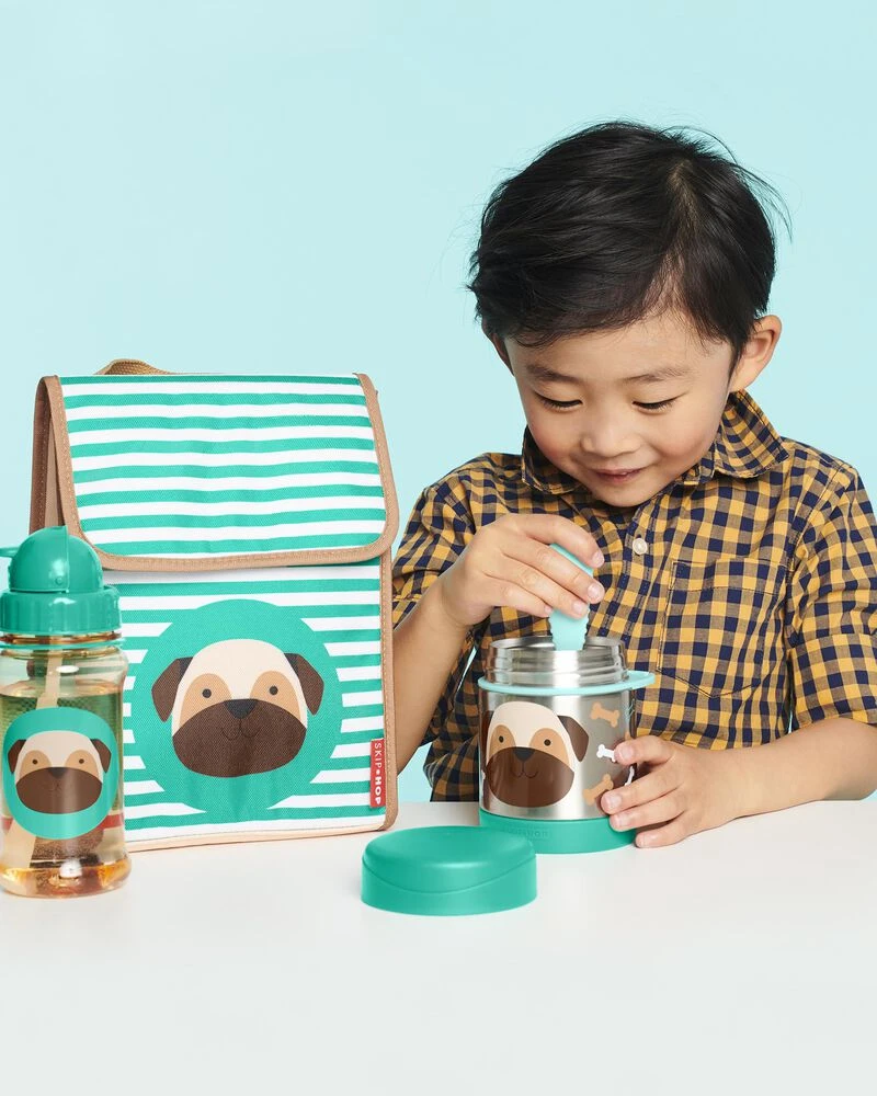 Skip Hop Zoo Insulated Kids Lunch Bag - Pug 3 Skip Hop Zoo Insulated Kids Lunch Bag - Pug - Image 3