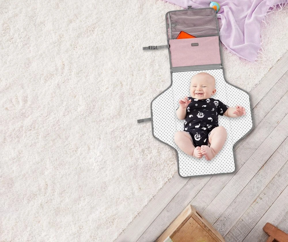 Skip Hop Pronto Signature Changing Station - Pink Heather 3 Skip Hop Pronto Signature Changing Station - Pink Heather - Image 3