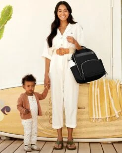 Skip Hop Envi Luxe Backpack Diaper Bag - Black 21 Skip Hop Envi Luxe Backpack Diaper Bag - Black -Skip Hop Store 9M203410 5