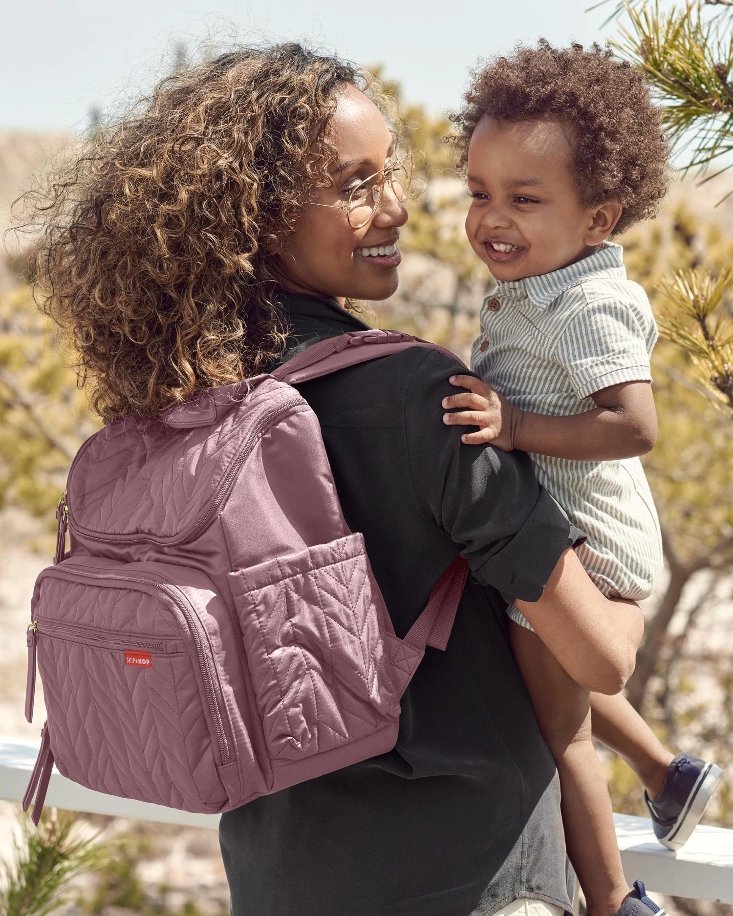Skip Hop Forma Diaper Backpack - Mauve 2 Skip Hop Forma Diaper Backpack - Mauve - Image 2