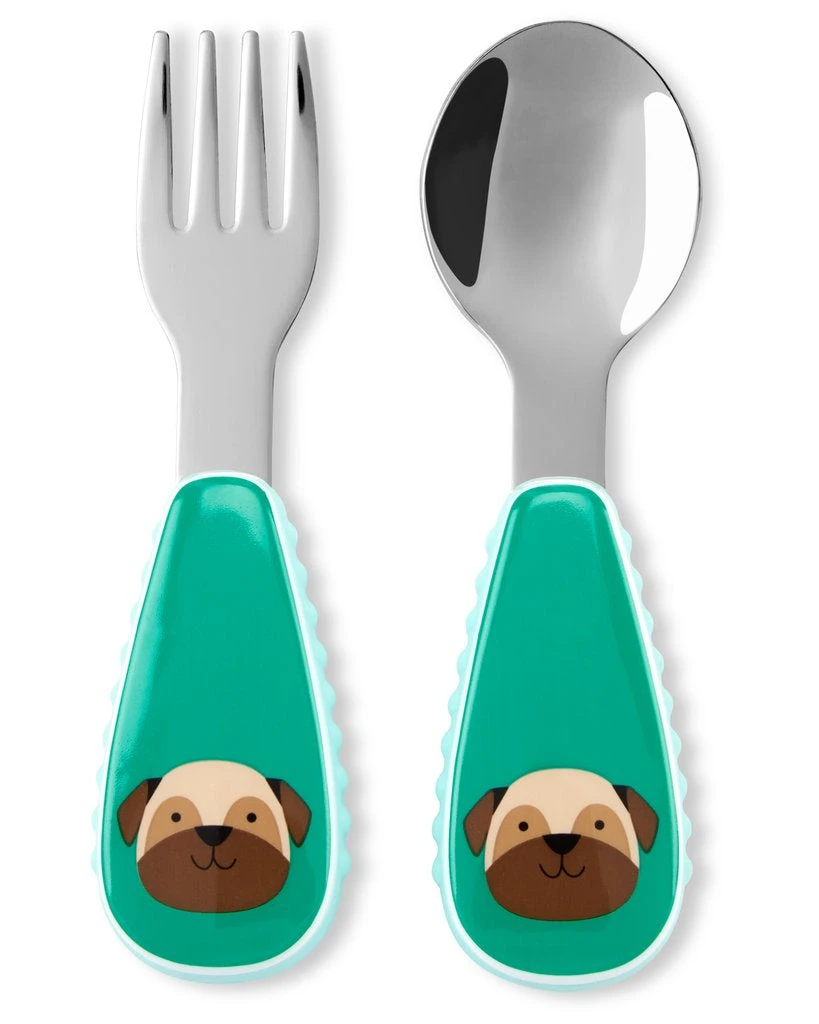 Skip Hop Zoo Utensil Set - Pug 1 Skip Hop Zoo Utensil Set - Pug