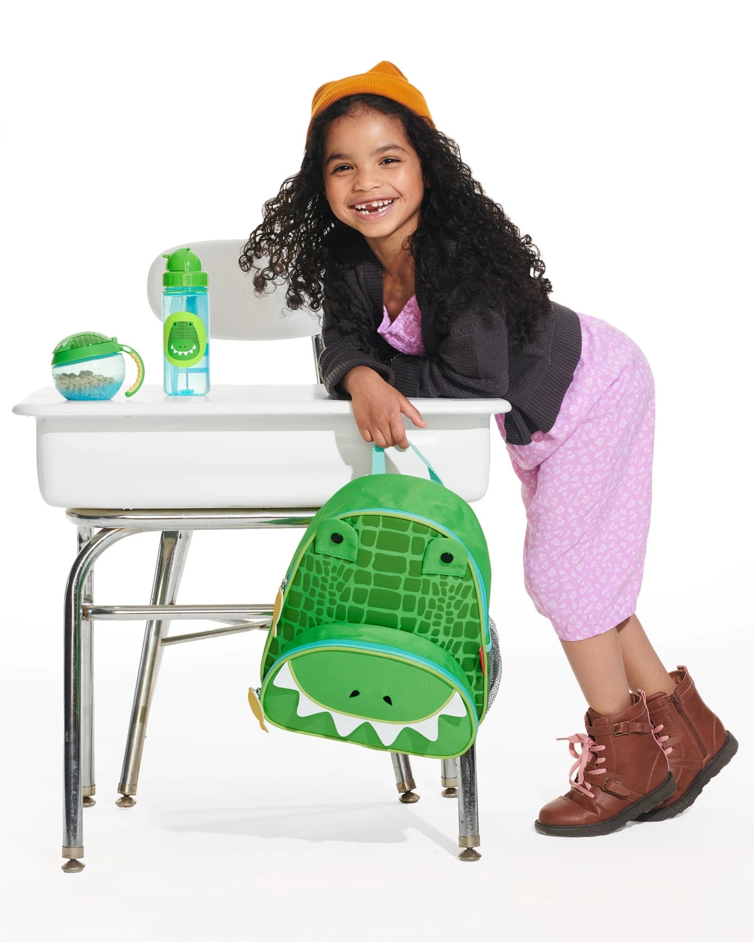 Skip Hop Zoo Little Kid Backpack - Crocodile 11 Skip Hop Zoo Little Kid Backpack - Crocodile - Image 11