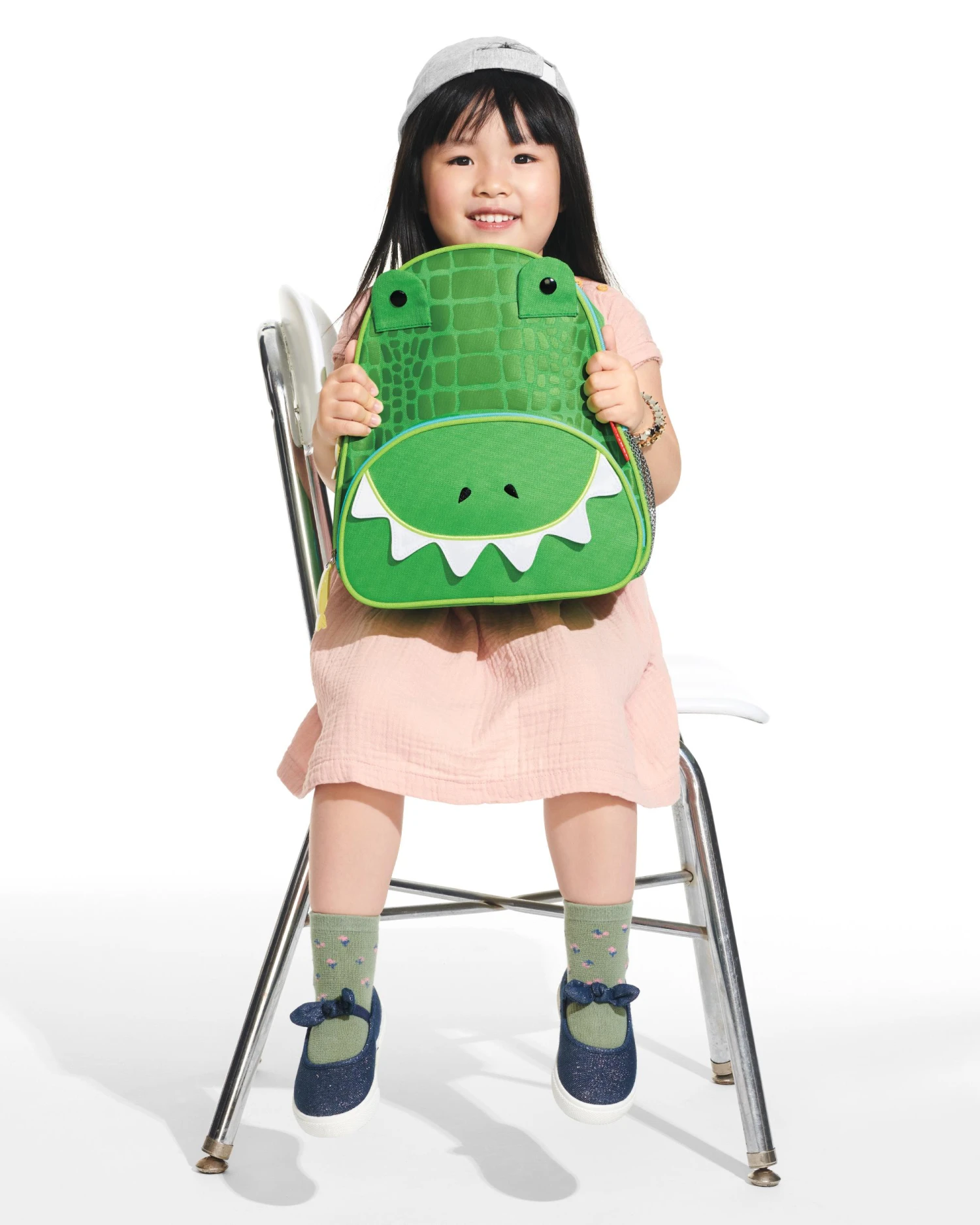 Skip Hop Zoo Little Kid Backpack - Crocodile 3 Skip Hop Zoo Little Kid Backpack - Crocodile - Image 3